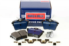 Borg & Beck - REAR BRAKE PADS - BBP1899 - Fits: Peugeot 407 all 04-