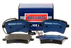 Borg & Beck - FRONT BRAKE PADS - BBP2420 - Fits: "Renault Kangoo 15"",16"" 02/08-"