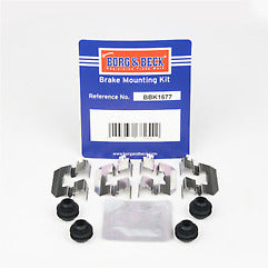 Borg & Beck - FITTING KIT - PADS - BBK1677 - Fits: Mini (F55,56,57) 09/13-