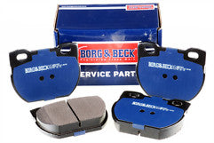 Borg & Beck - REAR BRAKE PADS - BBP2321 - Fits: L'Rover Defender 110/130 07-
