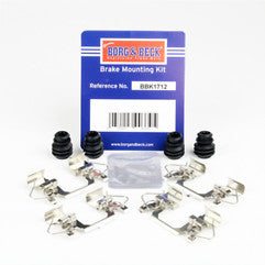 Borg & Beck - FITTING KIT - PADS - BBK1712 - Fits: Insignia B 03/17- with 300mm Discs