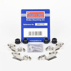 Borg & Beck - FITTING KIT - PADS - BBK1726 - Fits: A5, A6 330mm Disc 02/18-05/21