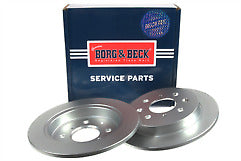 Borg & Beck - BRAKE DISC PAIR - BBD5172 - Fits: Honda Jazz 10/08-