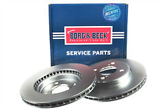 Borg & Beck - BRAKE DISC PAIR - BBD5520 - Fits: Baleno 1.2 02/16-