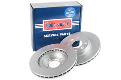 Borg & Beck - BRAKE DISC PAIR - BBD5328 - Fits: Renault Clio IV 11/12-