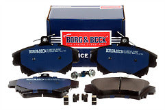 Borg & Beck - FRONT BRAKE PADS - BBP1639 - Fits: Mit Carisma/Proton/Vol S40/V40