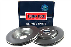 Borg & Beck - BRAKE DISC PAIR - BBD4639 - Fits: Honda CRV III 07-