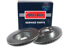 Borg & Beck - BRAKE DISC PAIR - BBD5456 - Fits: G.M. Carl, Viva 1.0 02/15-