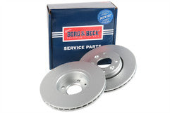 Borg & Beck - BRAKE DISC PAIR - BBD5226 - Fits: Renault Kangoo SWB 02/08-