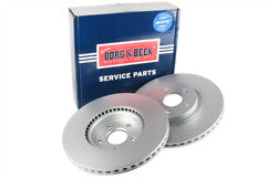 Borg & Beck - BRAKE DISC PAIR - BBD5348 - Fits: Ford Kuga 03/13-