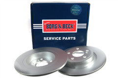 Borg & Beck - BRAKE DISC PAIR - BBD5413 - Fits: Mercedes SLK(R172) 02/11-