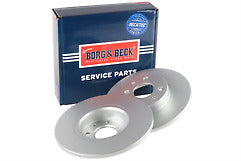 Borg & Beck - BRAKE DISC PAIR - BBD5242 - Fits: Fiat 500 0.9 09/09-