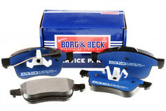 Borg & Beck - FRONT BRAKE PADS - BBP2250 - Fits: Fiat Doblo 2.0D M-Jet 01/10-