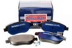 Borg & Beck - FRONT BRAKE PADS - BBP1717 - Fits: Fiat Stilo 1.8, 1.9JTD 10/01-