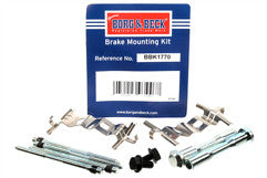 Borg & Beck - FITTING KIT - PADS - BBK1770 - Fits: Ford Focus III 2015-2017