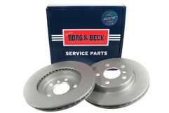 Borg & Beck - BRAKE DISC PAIR - BBD5494 - Fits: i3 (101) 08/13-
