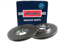 Borg & Beck - BRAKE DISC PAIR - BBD5337 - Fits: Mini C'ma Cooper(R60,61)06/10-