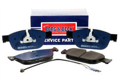 Borg & Beck - FRONT BRAKE PADS - BBP2284 - Fits: Peugeot 508 2.2 HDi 11/10-