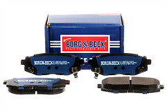Borg & Beck - REAR BRAKE PADS - BBP2372 - Fits: Subaru BRZ 2.0i 12/11-