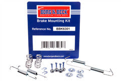 Borg & Beck - FITTING KIT - SHOES - BBK6301 - Fits: Toyota IQ 01/09-