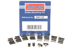 Borg & Beck - FITTING KIT - PADS - BBK1165 - Fits: Toyota L'Cruiser 09/02-