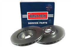 Borg & Beck - BRAKE DISC PAIR - BBD4056 - Fits: Lancia Thema, Delta HF 88-