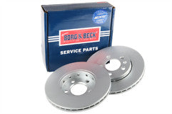 Borg & Beck - BRAKE DISC PAIR - BBD4064 - Fits: Audi,Skoda,VW,Seat.(fr) 96-