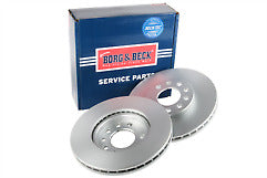 Borg & Beck - BRAKE DISC PAIR - BBD4074 - Fits: Vaux,opel.astra,meriva, 98-