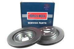 Borg & Beck - BRAKE DISC PAIR - BBD5383 - Fits: BMW 2 Series (F45) 225i 09/14-