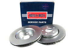Borg & Beck - BRAKE DISC PAIR - BBD5502 - Fits: C-HR 10/16-