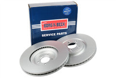 Borg & Beck - BRAKE DISC PAIR - BBD4731 - Fits: Jaguar XF,XJ 08-