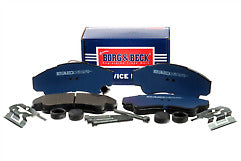 Borg & Beck - FRONT BRAKE PADS - BBP1779 - Fits: Fiat Ducato,Relay 01-06