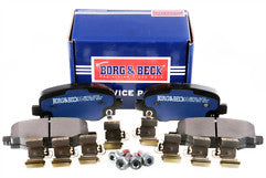 Borg & Beck - REAR BRAKE PADS - BBP2521 - Fits: Fiat 500X 09/14-