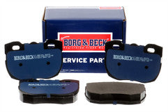Borg & Beck - BRAKE PADS - BBP1496 - Fits: Land Rover (F) R90 approved