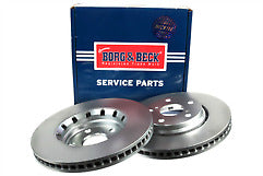 Borg & Beck - BRAKE DISC PAIR - BBD6315 - Fits: Toyota Previa, Alphard, LM350 2006-