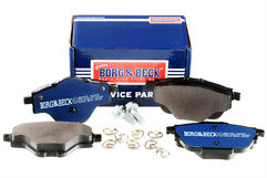Borg & Beck - REAR BRAKE PADS - BBP2451 - Fits: Citroen C4 Picasso II 02/13-