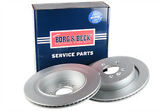 Borg & Beck - BRAKE DISC PAIR - BBD4533 - Fits: Land Rover Disco 3/4, RR Sport