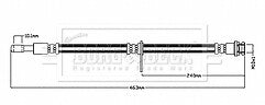 Borg & Beck - BRAKE HOSE - BBH8847 - Fits: Suzuki Swift V (AX) 2017-