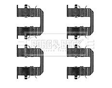 Borg & Beck - FITTING KIT - PADS - BBK1284 - Fits: Hyundai i10, Kia Picanto 04-