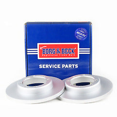 Borg & Beck - BRAKE DISC PAIR - BBD5212 - Fits: Renault Master 2.3 dCi RWD 10-