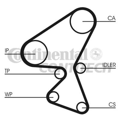 ContiTech - TIMING BELT KIT - CT1092K1 - Fits: Citroen Xsara, Ford Focus