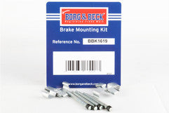 Borg & Beck - FITTING KIT - PADS - BBK1619 - Fits: Merc.C Class(202,203) 93-07