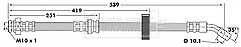 Borg & Beck - BRAKE HOSE - BBH6498 - Fits: Suzuki Vitara,X-90(EL)