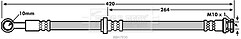 Borg & Beck - BRAKE HOSE - BBH7930 - Fits: Suz SX4(EY,GY) 1.5,1.6,1.9,2.0