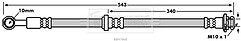 Borg & Beck - BRAKE HOSE - BBH7866 - Fits: GM Agila,Suz Splash,Swift
