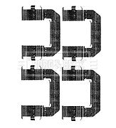 Borg & Beck - FITTING KIT - PADS - BBK1213 - Fits: GM Insignia 07/08-