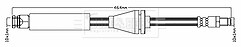Borg & Beck - BRAKE HOSE - BBH6951 - Fits: Fiat Panda 2003-
