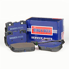 Borg & Beck - BRAKE PADS - BBP1327 - Fits: Land Rover Discovery 89-10/98