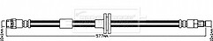 Borg & Beck - BRAKE HOSE - BBH7992 - Fits: BMW X3 E83 3.0SD,3.0D 06-11