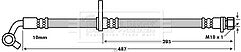 Borg & Beck - BRAKE HOSE - BBH7681 - Fits: Honda CR-V 01/05-12/06